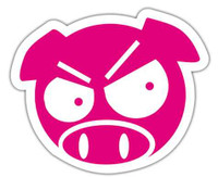 Juyouhui Exterior Accessories Decal Pig Angry Car Sticker