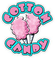 COTTON CANDY STICKER