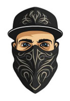thug WITH MASK GUY DECAL thug WITH MASK GUY DECAL
