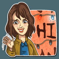 stranger things netflix stricker 5