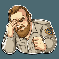 stranger things netflix stricker 6