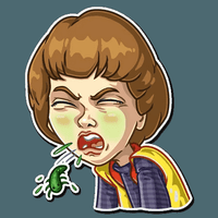 stranger things netflix stricker 16