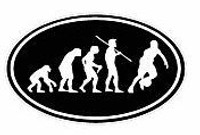 Evolution Sport Stickers BASKETBALL - OVAL B Evolution Sport Stickers BASKETBALL - OVAL B