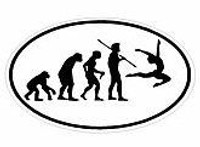 Evolution Sport Stickers DANCE - OVAL W Evolution Sport Stickers DANCE - OVAL W