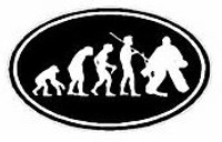 Evolution Sport Stickers HOCKEY GOALIE - OVAL B Evolution Sport Stickers HOCKEY GOALIE - OVAL B