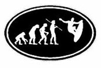 Evolution Sport Stickers SURFER - OVAL B