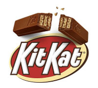 Kitkat LOGO AND BAR STICKER