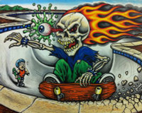 Powell Color Skateboard sticker