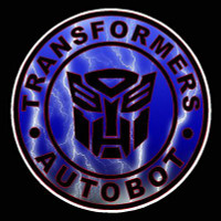 1 BADGE DECAL Lightning Autobot