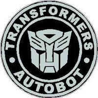 AUTOBOT GRAY AND BLACK STICKER