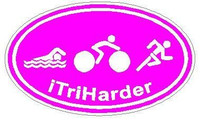 Oval Running Decals iTRI Harder Sticker M