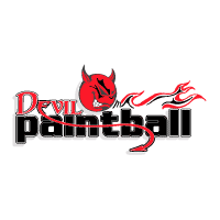 Devil Paintball Logo Gamer Sticker