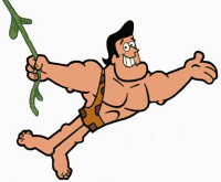 George of the Jungle Decal