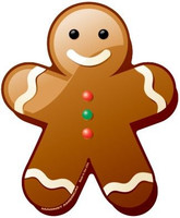 GINGERBREAD MAN DECAL