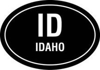 ID Oval Decal