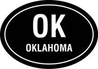 OK Oval Decal