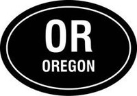 OR Oval Decal