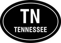 TN Oval Decal
