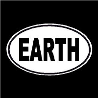 Earth Oval Decal