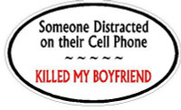 DISTRACTED DRIVER OVAL - Boyfriend - S