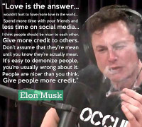 Elon LOVE IS THE ANSWER John Lennon Smokes Weed Too Sticker