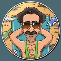 borat very nice funny cat sticker 28