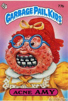 Acne AMY Funny Sticker Name Decal