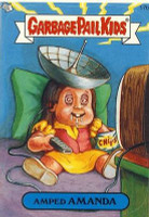 Amped AMANDA Funny Sticker Name Decal