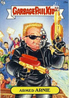 Armed ARNIE Funny Sticker Name Decal