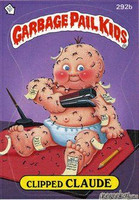 Clipped CLAUDE Funny Sticker Name Decal