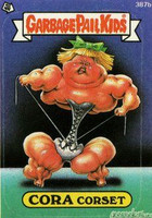 CORA Corset Funny Sticker Name Decal