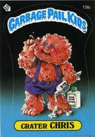 Crater CHRIS Funny Sticker Name Decal