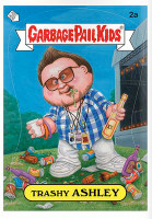 Trashy ASHLEY Gross Sticker Funny Name Decal