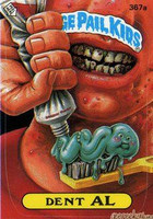 Dent AL Funny Sticker Name Decal