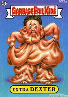 Extra DEXTER Funny Sticker Name Decal