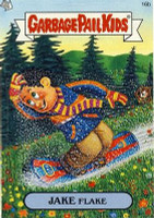 JAKE Flake Funny Sticker Name Decal