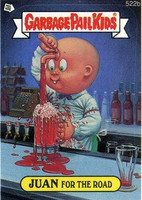 JUAN For The Road Funny Decal Name Sticker