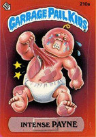 Intense PAYNE Funny Sticker Name Decal