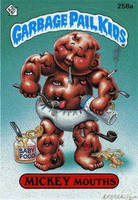 MICKEY Mouths Funny Decal Name Sticker