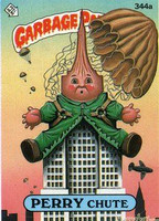 PERRY Chute Funny Decal Name Sticker