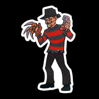 freddy sticker WITH PHONE