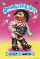 ROCK E Horror Funny Decal Name Sticker