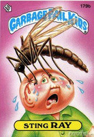 Sting RAY Funny Decal Name Sticker