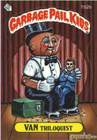 VAN Triloquist Funny Decal Name Sticker