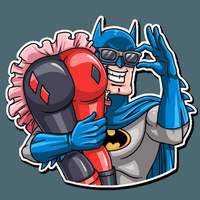 batman comic book sticker 7