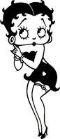 Betty Boop Decal 3 Betty Boop Decal 3