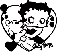 Betty Boop Decals 16