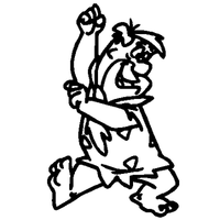 Fred Flinstone 2 decal 645
