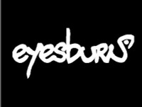 eyesburn serbian band sticker PAIR