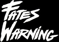 fates warning die cut band decal